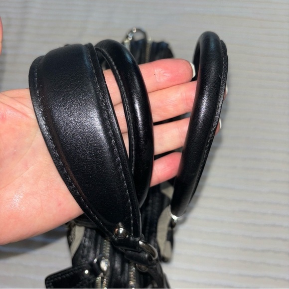 Coach Kristin Purse Graphic Jacquard Shoulder Bag‎ Opa Print Chain Link Bag Y2K - Picture 3 of 16